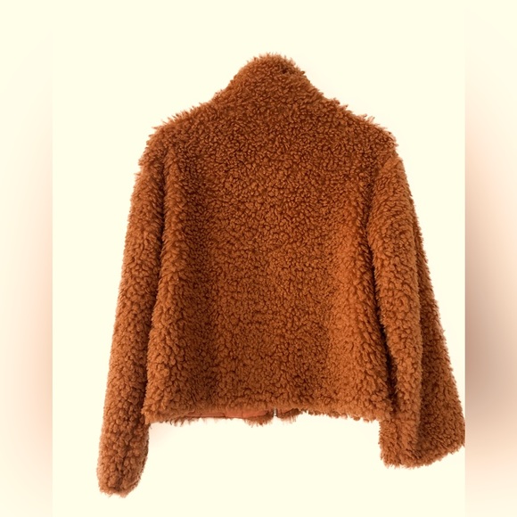 Jikal Women Fluffy Coat Size Medium - Picture 2 of 4